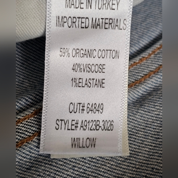 Agolde Willow Mid Rise Slim Crop Jean Size 26 - Picture 6 of 8